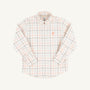 Dean's List Dress Shirt (Flannel) - Mantua Tattersall with Seashore Sherbet Stork