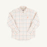 Dean's List Dress Shirt (Flannel) - Mantua Tattersall with Seashore Sherbet Stork