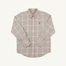 Dean's List Dress Shirt - Thompson Park Plaid with Gray Bay Brown Stork