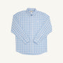 Dean's List Dress Shirt - Beale Street Blue Gingham with Worth Avenue White Stork