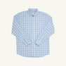 Dean's List Dress Shirt - Beale Street Blue Gingham with Worth Avenue White Stork