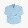 Dean's List Dress Shirt - Brookline Blue Mini Gingham with Keeneland Khaki Stork