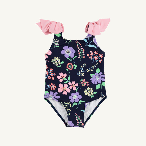 Edisto Beach Bathing Suit - Buckhead Botanicals with Pier Party Pink