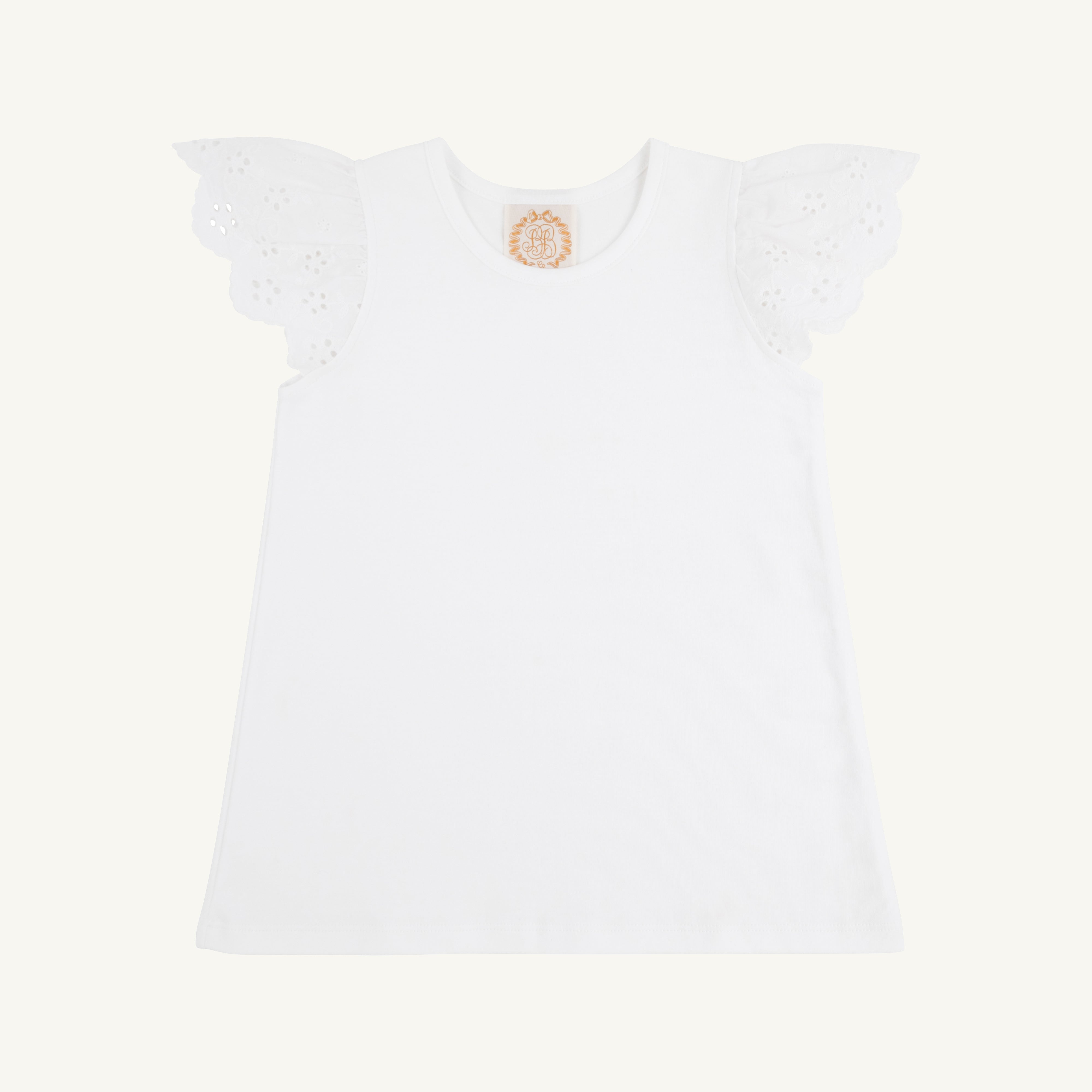 Ellen's Eyelet Top - Worth Avenue White