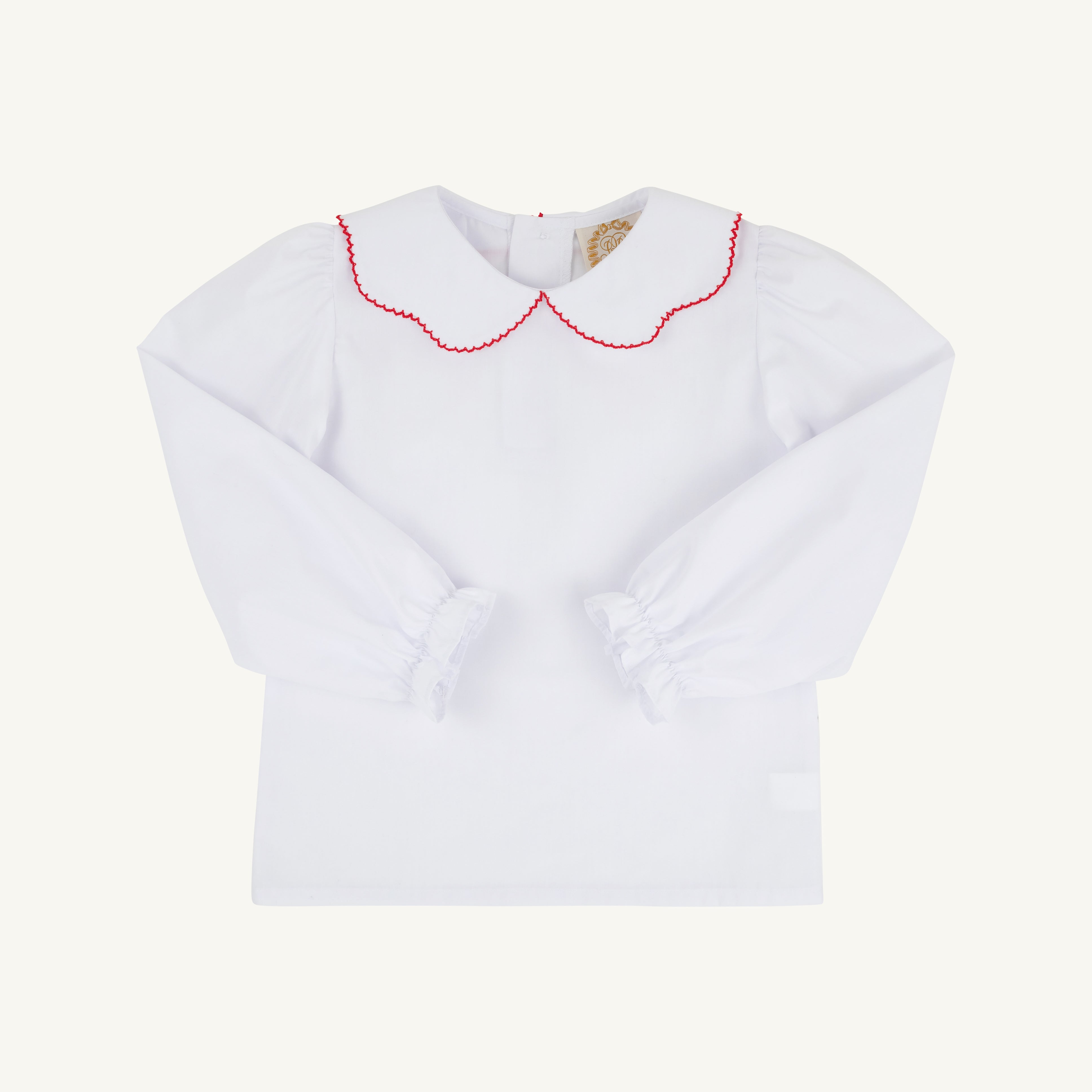 Emma's Top & Onesie - Worth Avenue White with Richmond Red