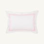 Feather the Nest Nursery Sham - Port Royal Rosebud with Palm Beach Pink