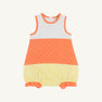 Happy Halloween Candy Corn Costume (Infant) - Worth Avenue White with Tega Cay Tangerine Micro Dot & Lake Worth Yellow