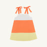 Happy Halloween Candy Corn Costume - Worth Avenue White with Tega Cay Tangerine & Lake Worth Yellow