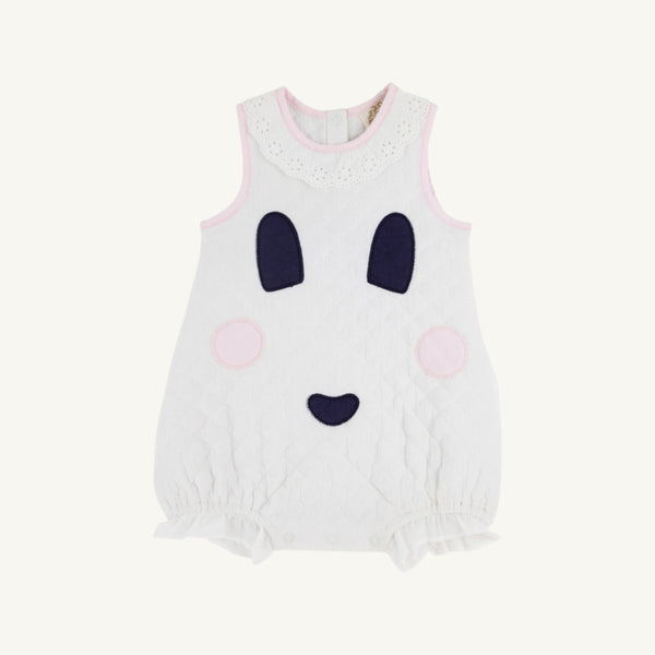 Happy Halloween Ghost Costume (Infant) - Worth Avenue White, Nantucket Navy, and Palm Beach Pink