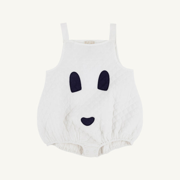 Happy Halloween Ghost Costume (Toddler) - Worth Avenue White with Nantucket Navy