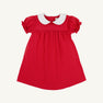 Holly Day Dress - Richmond Red with Worth Avenue White