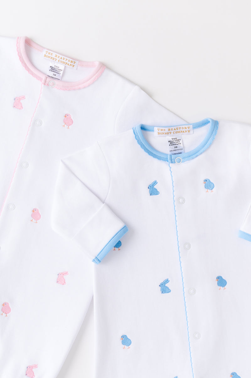 Twinkle Twinkle 2-In-1 - Worth Avenue White with Beale Street Blue Bunnies & Chicks