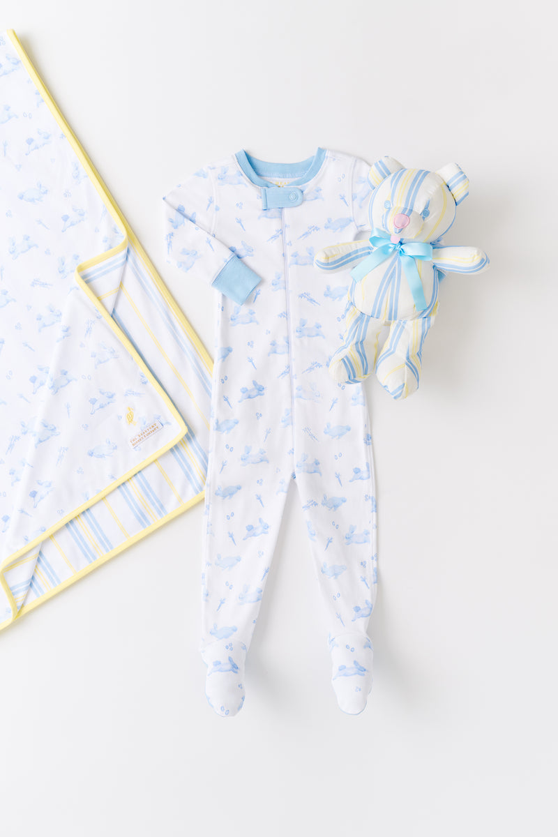 Bradley Bear - Spartanburg Stripe and Beale Street Blue