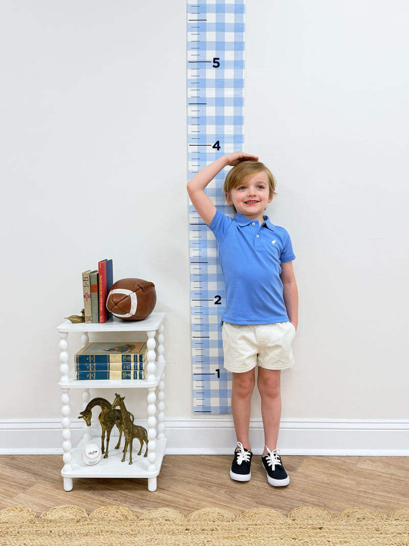 Grow Baby Grow Chart - Beale Street Blue Gingham
