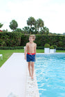 Tanner Trunks - Nantucket Navy, Richmond Red, Beale Street Blue and Lake Worth Yellow