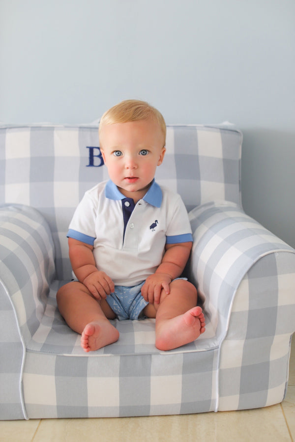 Shaefer Shorts - Bay Side Boats with Worth Avenue White