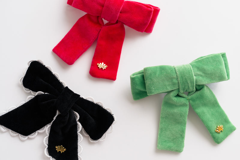 T.B.B.C. x Lele Sadoughi Britney Barette (Kids) - Newport Night Velveteen