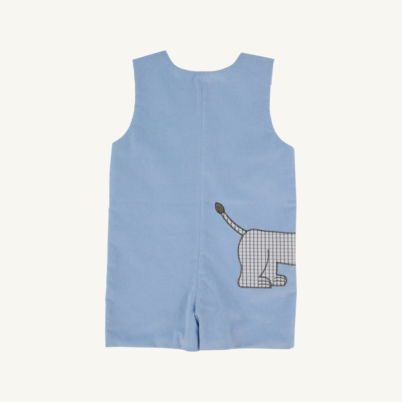 Jack Keene Jon Jon (Corduroy) - Beale Street Blue with Lion Embroidery