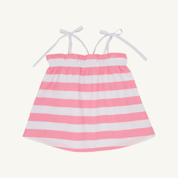 Lainey's Little Top - Hamptons Hot Pink Stripe