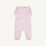Leigh Ann Angel Sleeve Romper - Greenville Garden with Palm Beach Pink