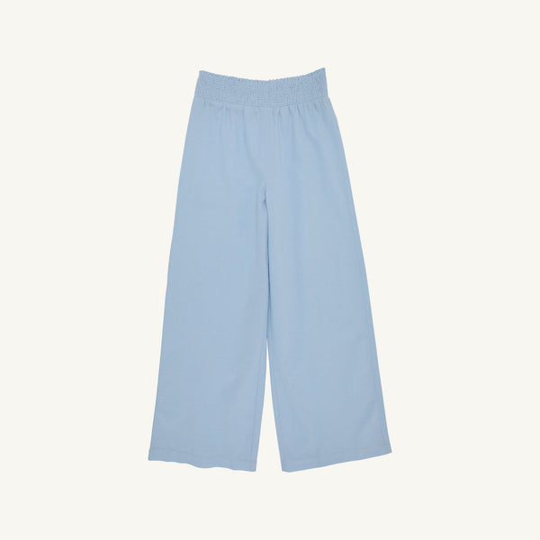 Lenai Lounge Pant (Linen) - Beale Street Blue