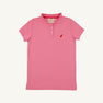 Little Miss Prim & Proper Polo - Hamptons Hot Pink with Richmond Red