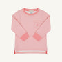 Long Sleeve Carter Crewneck - Parrot Cay Coral Stripe