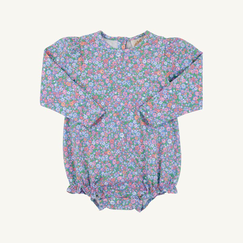Long Sleeve Penny's Play Bubble - Mountain Brook Mini Floral (Parrot Cay Coral)
