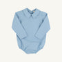 Peter Pan Collar Shirt (Long Sleeve Woven) - Barrington Blue