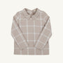 Long Sleeve Peter Pan Collar Shirt & Onesie - Thompson Park Plaid
