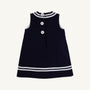 Madge Main Sail Dress - Nantucket Navy with Worth Avenue White & Richmond Red