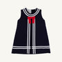 Madge Main Sail Dress - Nantucket Navy with Worth Avenue White & Richmond Red
