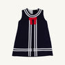 Madge Main Sail Dress - Nantucket Navy with Worth Avenue White & Richmond Red