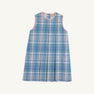 Mary Frances Frock - Lauderdale Pier Plaid with Pier Party Pink