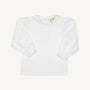 Maude's Peter Pan Collar Shirt & Onesie (Long Sleeve Pima) - Worth Avenue White