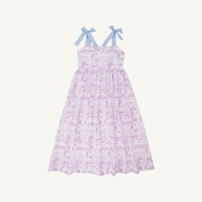 Midge Midi Dress (Women) - Lavender and Lambs with Beale Street Blue