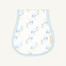 Oopsie Daisy Burp Cloth - Sir Proper Stork with Buckhead Blue