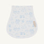 Oopsie Daisy Burp Cloth - Sir Proper's Sweet Arrival (Beale Street Blue) with Worth Avenue White