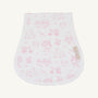 Oopsie Daisy Burp Cloth - Sir Proper's Sweet Arrival (Hamptons Hot Pink) with Worth Avenue White