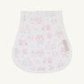 Oopsie Daisy Burp Cloth - Sir Proper's Sweet Arrival (Hamptons Hot Pink) with Worth Avenue White