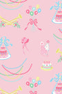 Short Sleeve Britt Romper - Golden Birthday with Pier Party Pink