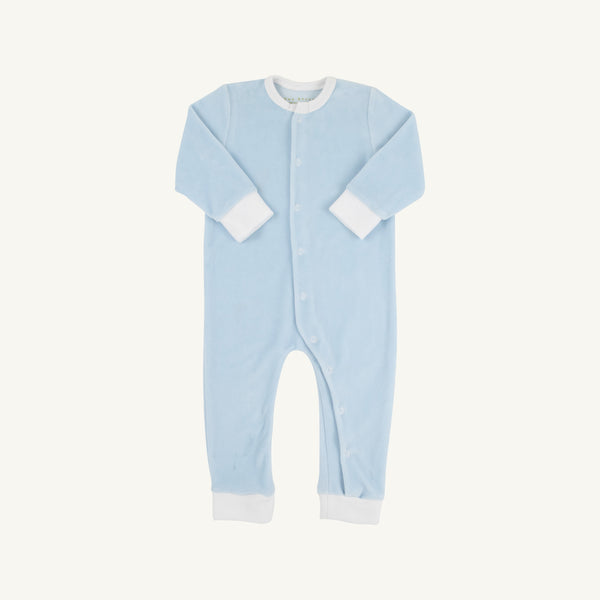 Paxton Playsuit - Buckhead Blue with Worth Avenue White