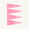 Picture Perfect Pennants - Romany Rose with Palm Beach Pink