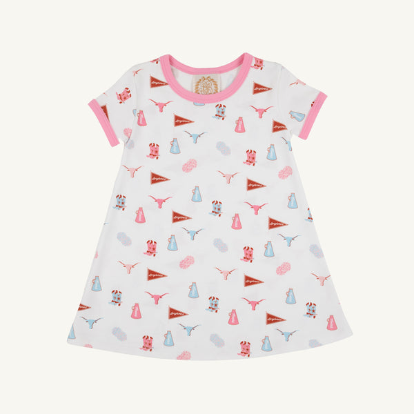 Texas Polly Play Dress - Gone to Texas with Hamptons Hot Pink