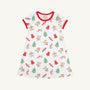 Polly Play Dress - Sugar Plum with Richmond Red