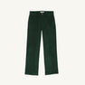 The Beaufort Bonnet Company Prep School Pants in Grier Green Corduroy with Gray Bay Brown Stork feature a straight leg cut, front pockets, and a button closure—an ideal addition to any boy’s fall wardrobe. Shown on a plain white background.