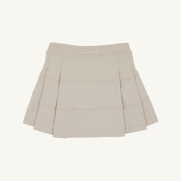 Prepletic™ Prep School Skort - Keeneland Khaki with Palmetto Pearl Stork