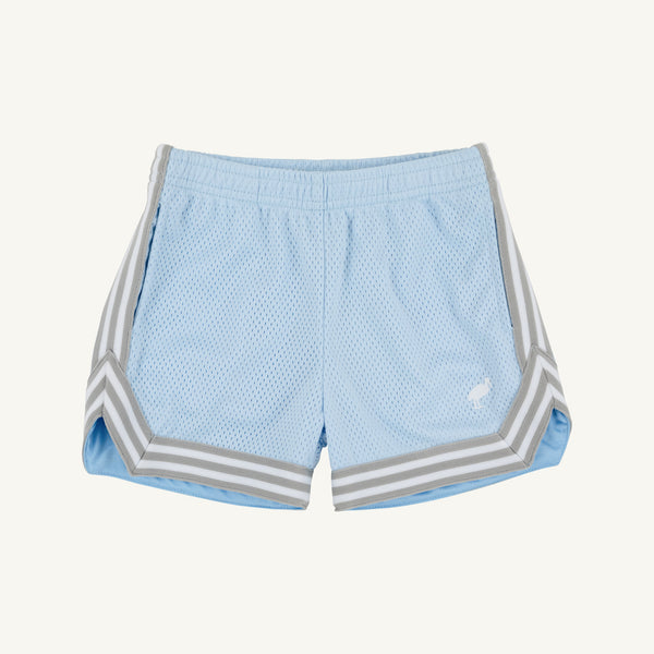 Prepletic™ Sheppy Shorts - Beale Street Blue & Grantley Gray with Worth Avenue White Stork