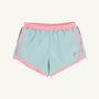 Prepletic™ Shimmy Shake Shorts - Old Greenwich Green with Sandpearl Pink & Sandpearl Pink Stork