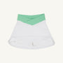 Prepletic™ Katey Cross Skort - Worth Avenue White with Grace Bay Green